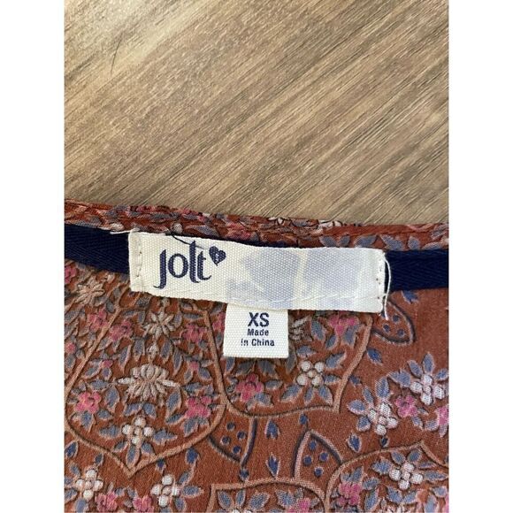 JOLT Crochet Trim Kimono, Size Small - Picture 5 of 6